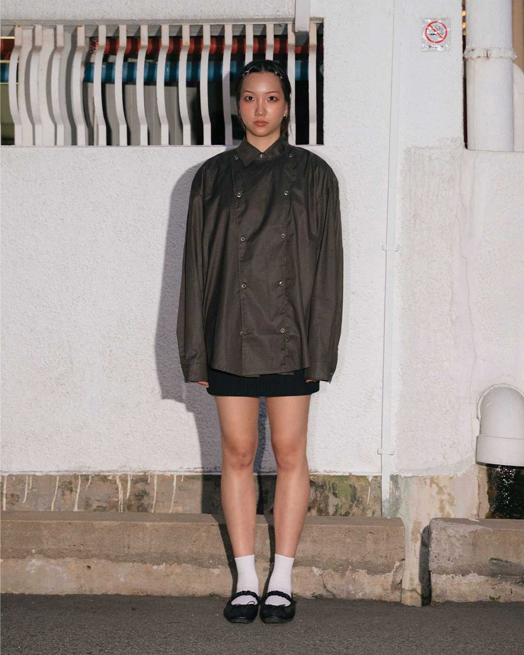 Chef Shirt in Olive Brown
