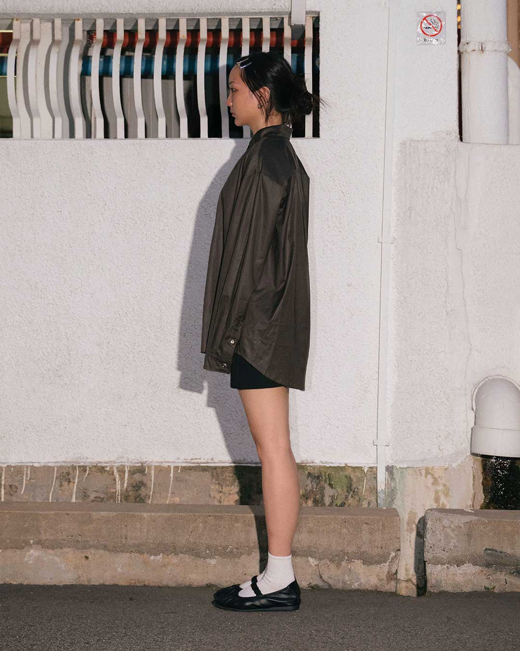 Chef Shirt in Olive Brown