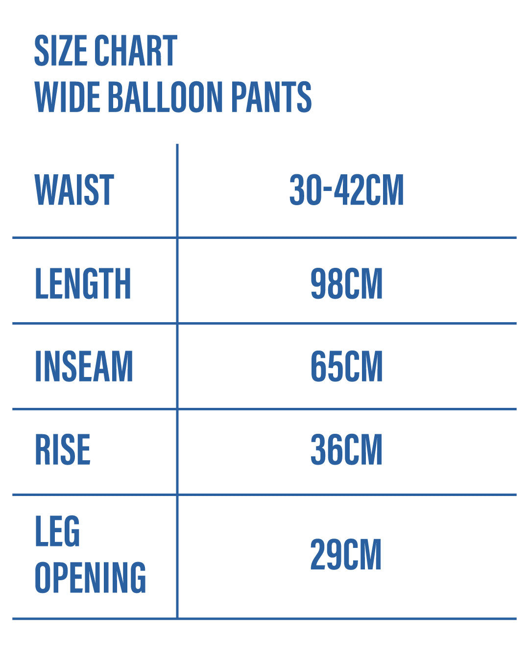 Wide Balloon Pants