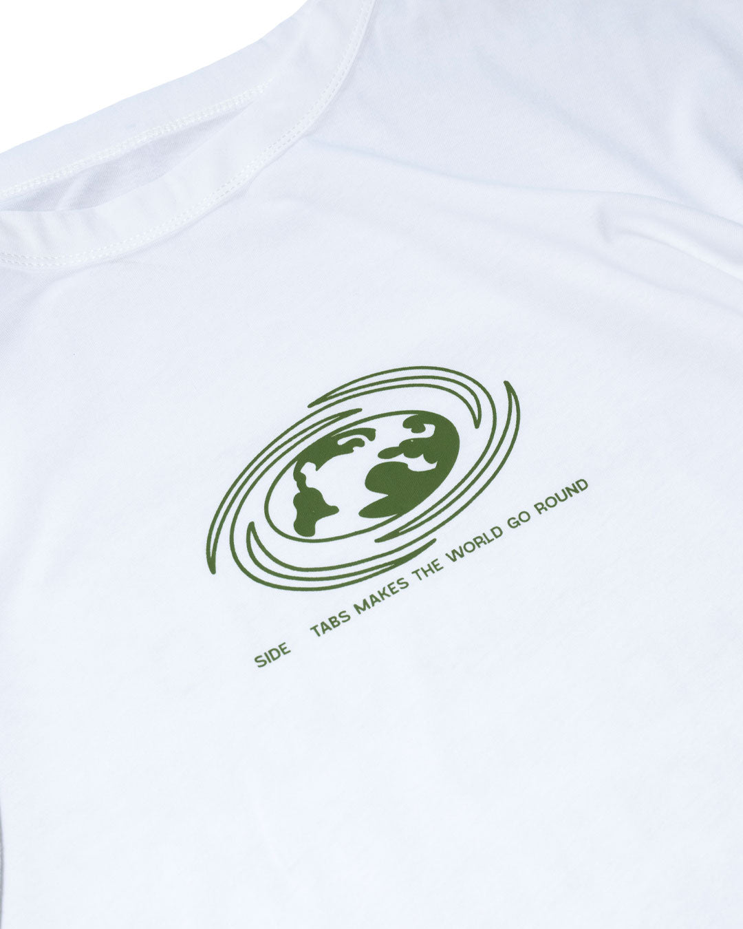 World Moves Tee in White