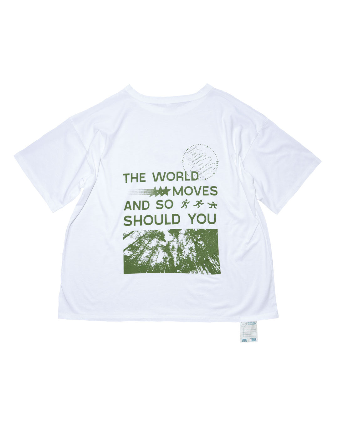 World Moves Tee in White